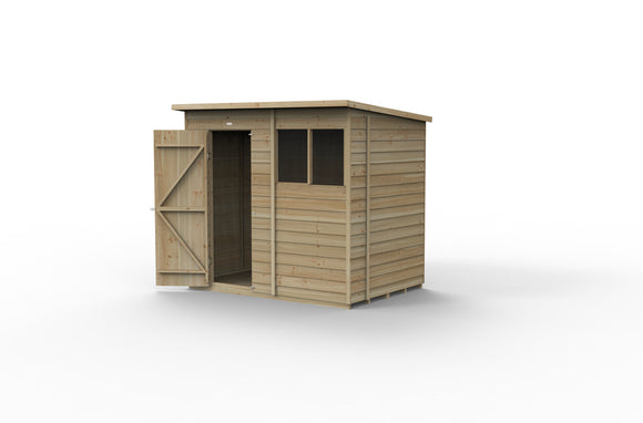 4LIFE Pent Shed 7x5 - Single Door - 2 Windows (Delivery Only)
