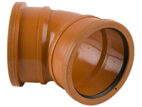 110MM U/G DOUBLE SOCKET BEND 45* Henshaws Roofing & Building