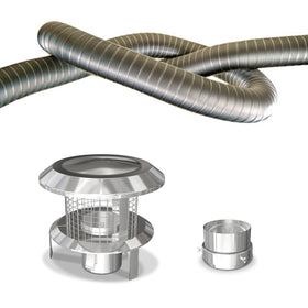 Dura Flue 316 15yrs Warranty Kit 5 Inch - 0
