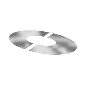 DTW 2 Part 45 Degree Oval Finishing Plate 5 Inch SS