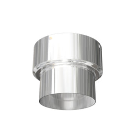 Push Fit Stove Flue Pipe Increasing Adapter 5-6 Inch