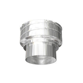 Screw Fit Stove Flue Pipe Increasing Adapter 5-6 Inch