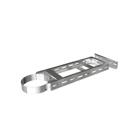 DTW 370 - 590mm Adjustable Wall Support 5 Inch SS