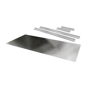 Closure Plate Plain with Brackets 400 x 1000mm