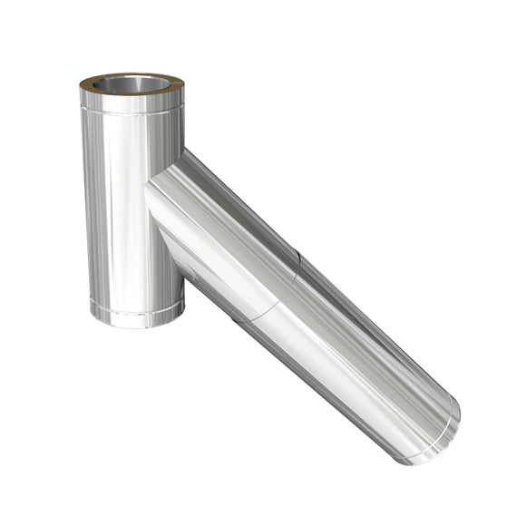 DTW 135 Degree Adjustable Tee 730 - 1040mm 6 Inch SS