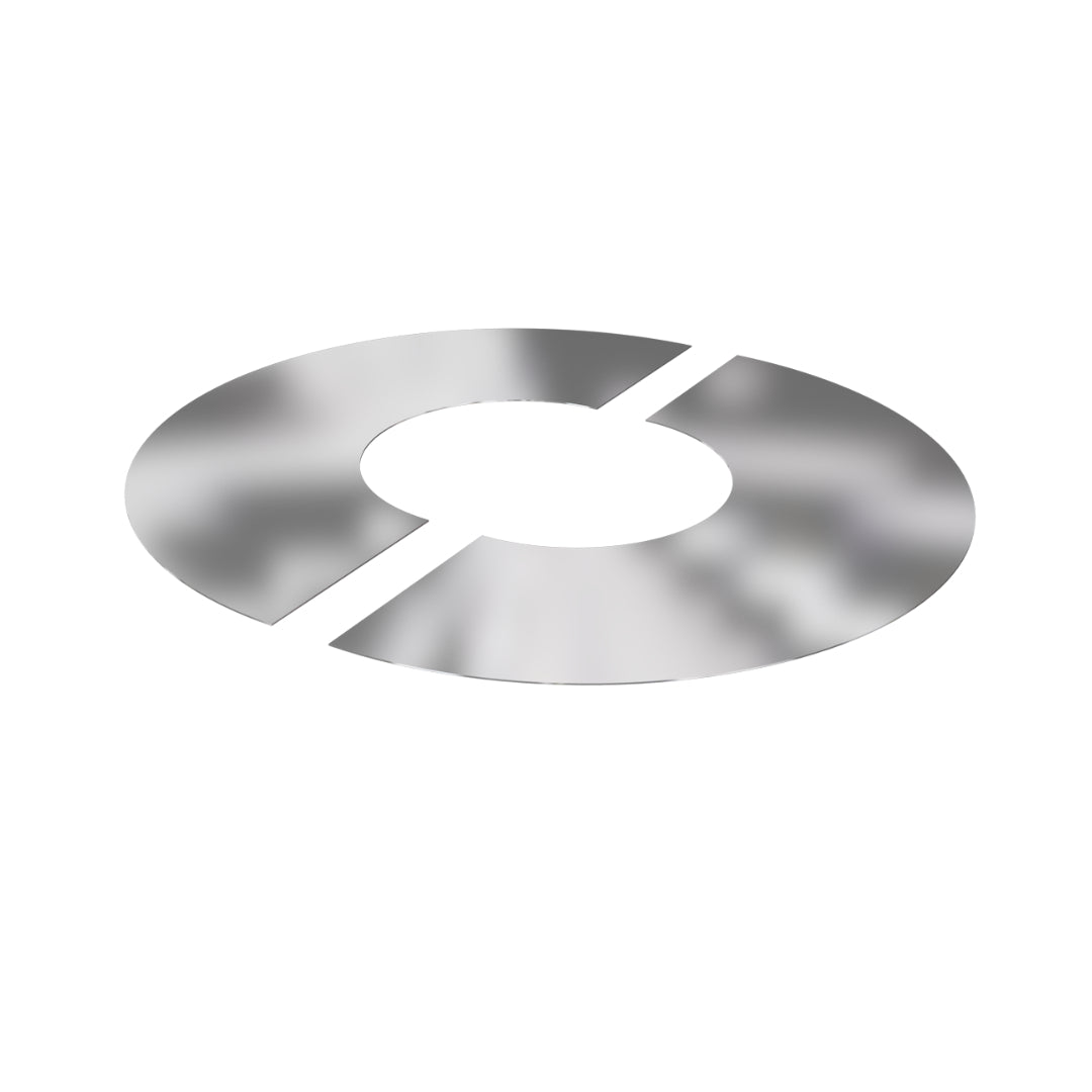 DTW 2 Part 0 Degree Oval Finishing Plate 6 Inch SS