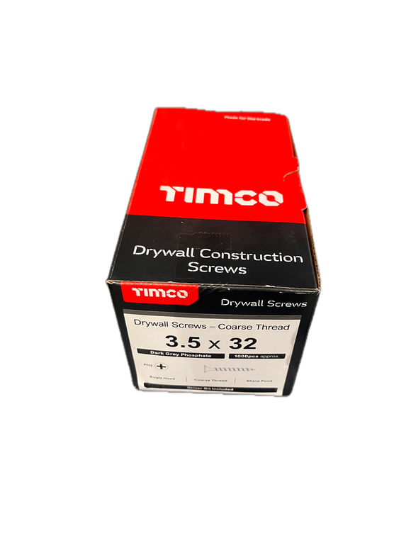 DRYWALL SCREW PH2 3.5MM GREY (1000PCS)