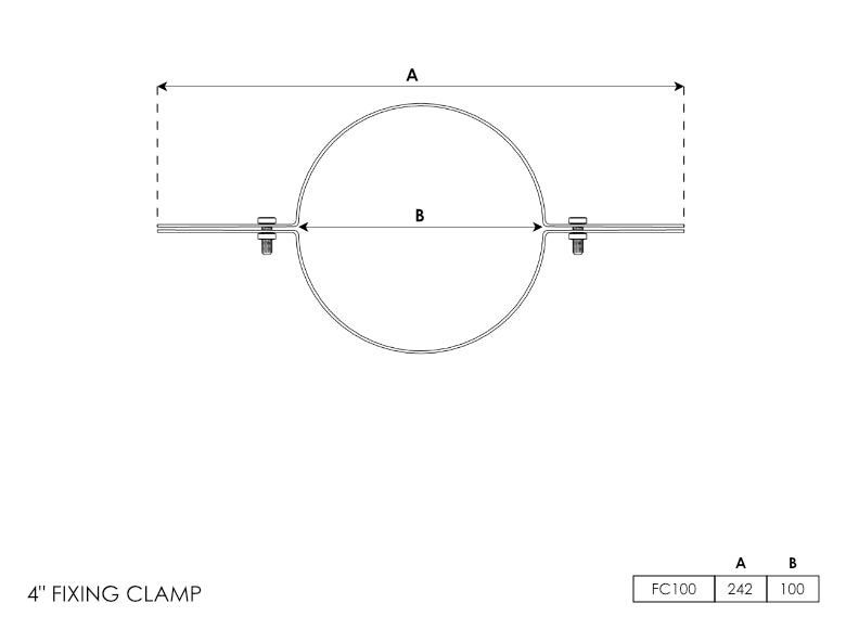 Fixing Clamp 4 Inch - 0