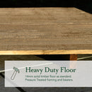 4LIFE Apex Shed 4x6 - Single Door - 1 Window (Delivery Only)-9