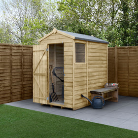 4LIFE Apex Shed 4x6 - Single Door - 1 Window (Delivery Only) - 0