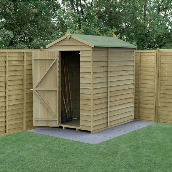 4LIFE Apex Shed 4x6 - Single Door - No Windows (Delivery Only)