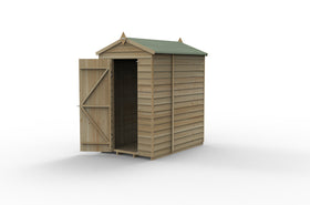 4LIFE Apex Shed 4x6 - Single Door - No Windows (Delivery Only) - 0