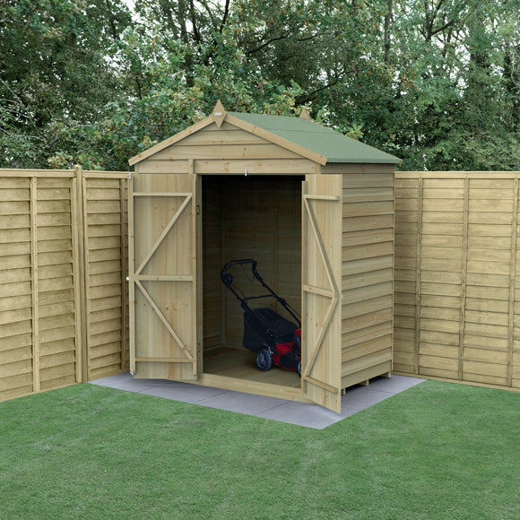 4LIFE Apex Shed 6x4 - Double Door - No Window (Delivery Only)