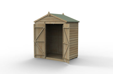 4LIFE Apex Shed 6x4 - Double Door - No Window (Delivery Only) - 0