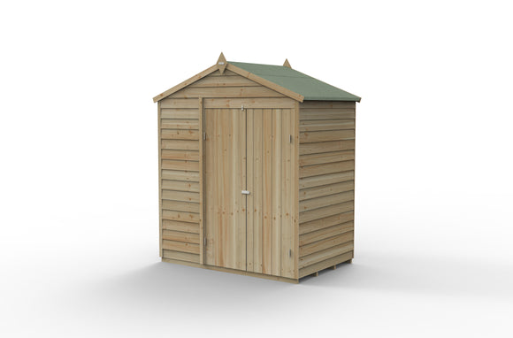 4LIFE Apex Shed 6x4 - Double Door - No Window (Delivery Only)