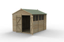 4LIFE Apex Shed 8x10 - Double Door - 4 Window (Delivery Only)-2