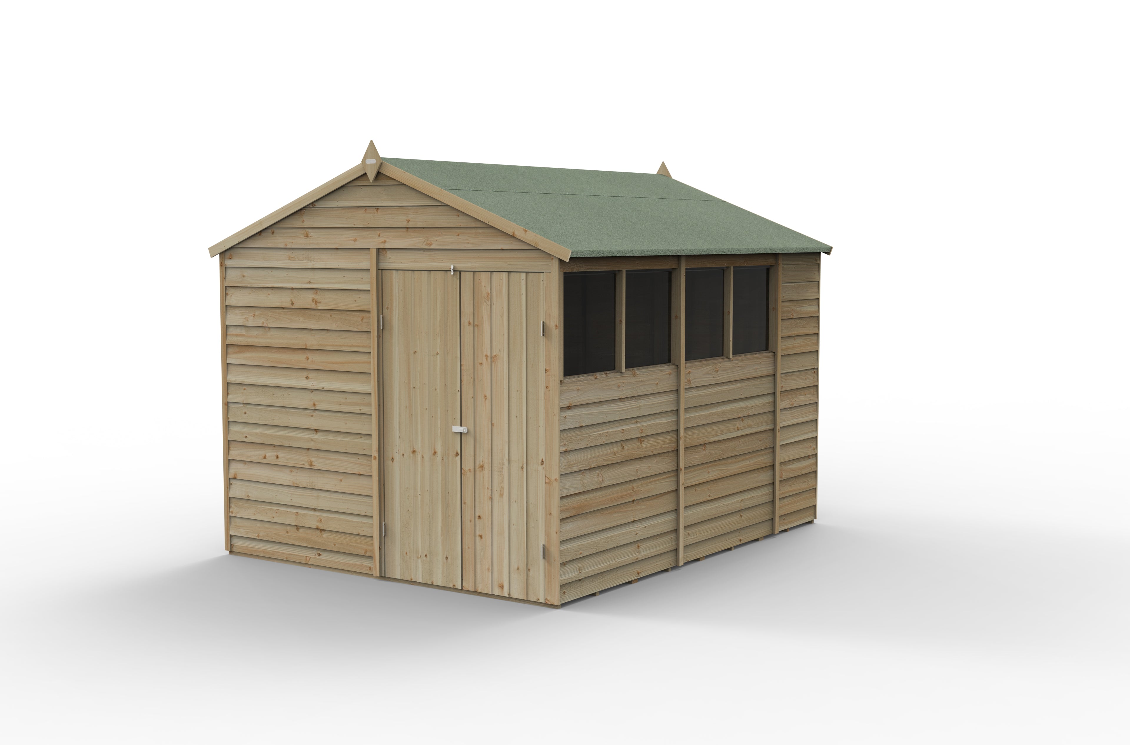 4LIFE Apex Shed 8x10 - Double Door - 4 Window (Delivery Only)