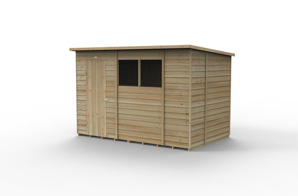 4LIFE Pent Shed 10x6 - Single Door - 2 Windows (Delivery Only)