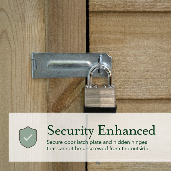 4LIFE Pent Shed 10x6 - Single Door - 2 Windows (Delivery Only)