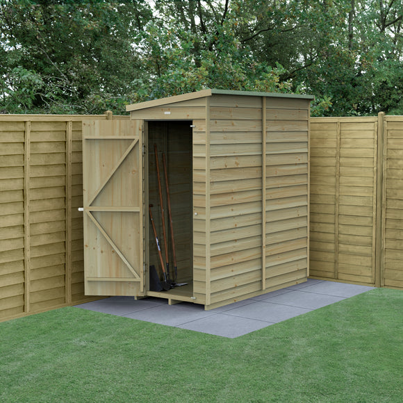 4LIFE Pent Shed 6x3 - Single Door - No Windows (Delivery Only)