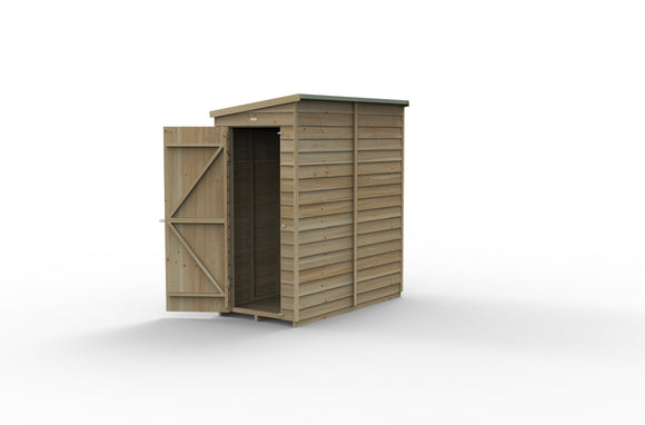 4LIFE Pent Shed 6x3 - Single Door - No Windows (Delivery Only)