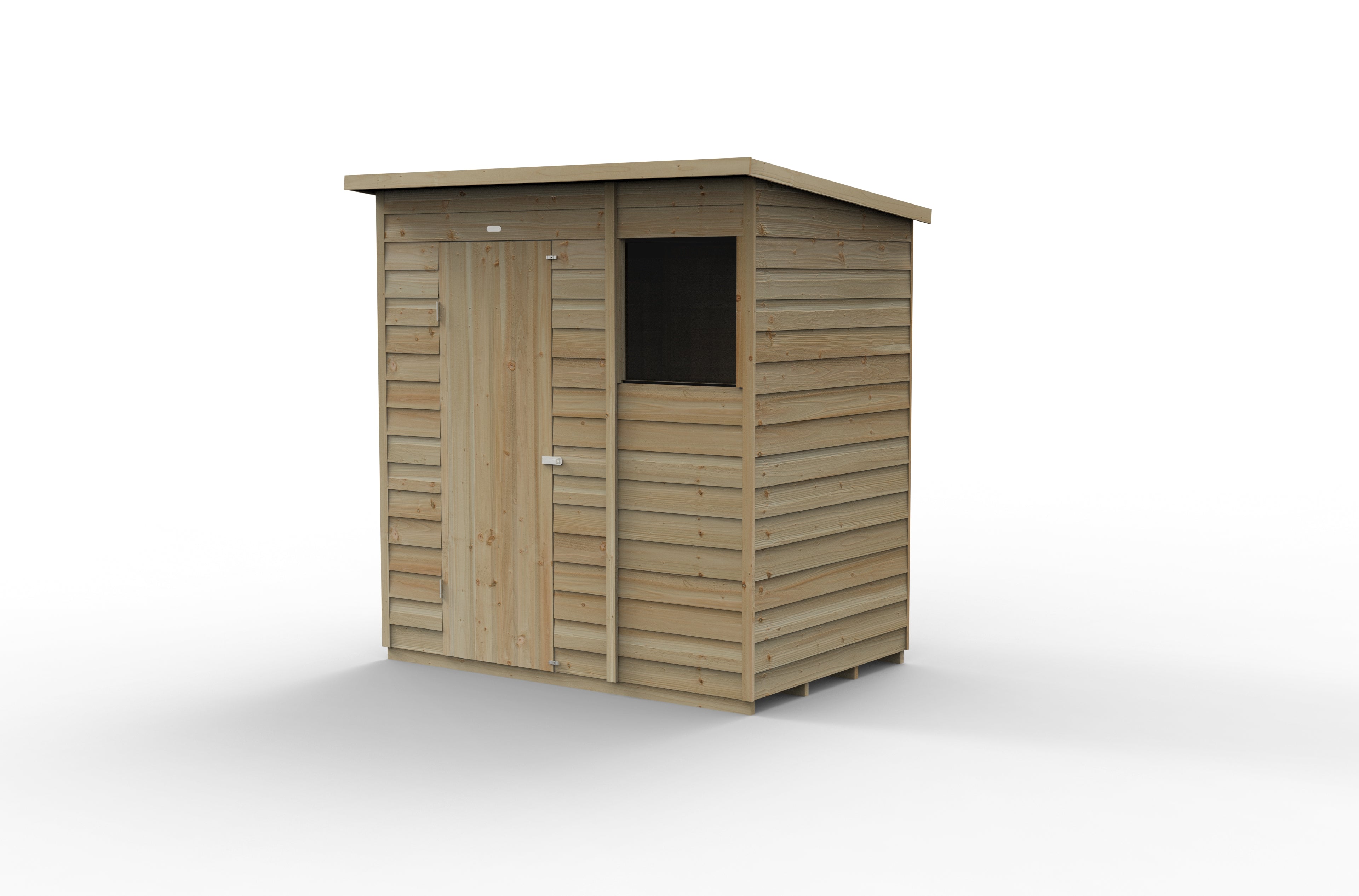 4LIFE Pent Shed 6x4 - Single Door - 1 Window (Delivery Only)