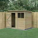 4LIFE Pent Shed 7x5 - Single Door - 2 Windows (Delivery Only)-1