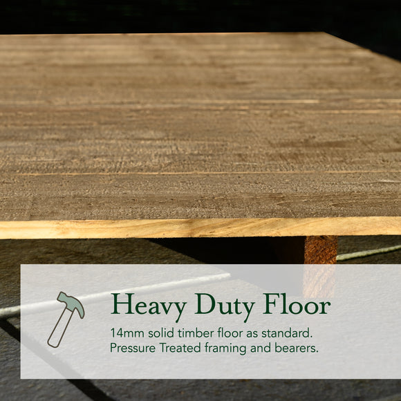 4LIFE Pent Shed 7x5 - Single Door - 2 Windows (Delivery Only)