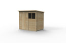 4LIFE Pent Shed 7x5 - Single Door - 2 Windows (Delivery Only)-2
