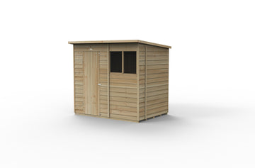 4LIFE Pent Shed 7x5 - Single Door - 2 Windows (Delivery Only) - 0