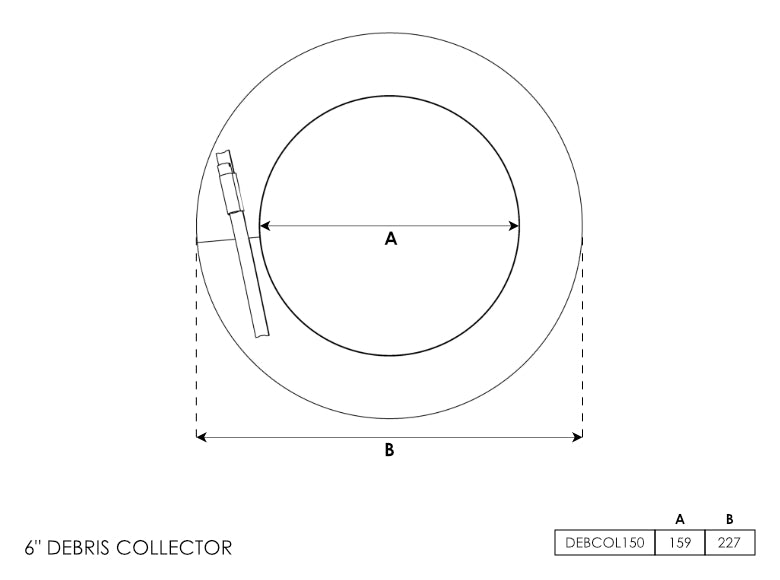 Debris Collector 6 Inch - 0