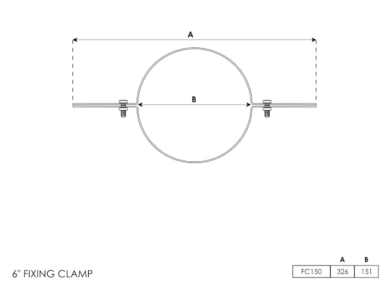 Fixing Clamp 6 Inch - 0