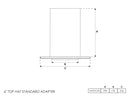 Top Hat Adapter 6 Inch-2