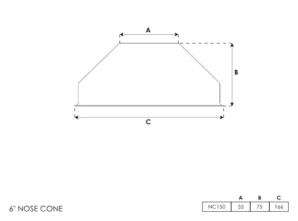 Nose Cone 6 Inch
