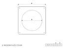 Register Plate Cover 6 Inch-2