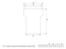 Long Nose Increasing Adapter 7-8 Inch-2