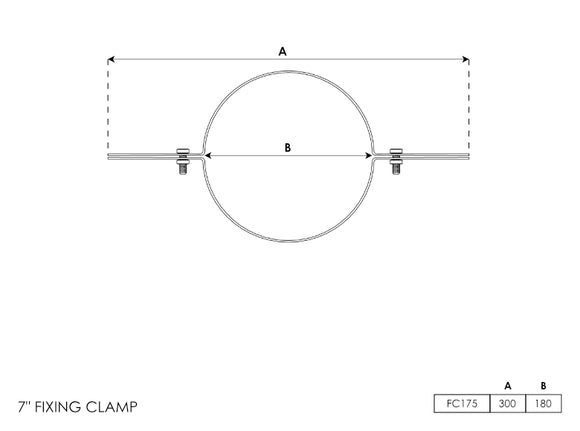 Fixing Clamp 7 Inch