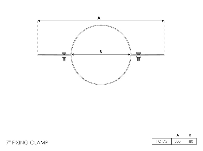 Fixing Clamp 7 Inch - 0