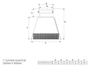 Gather Adapter 230mm x 300mm 7 Inch-2