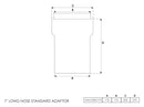 Long Nose Adapter 7 Inch-2