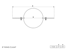 Fixing Clamp 8 Inch - 0
