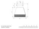Gather Adapter 300mm x 300mm 8 Inch-2