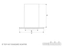 Top Hat Adapter 8 Inch-2