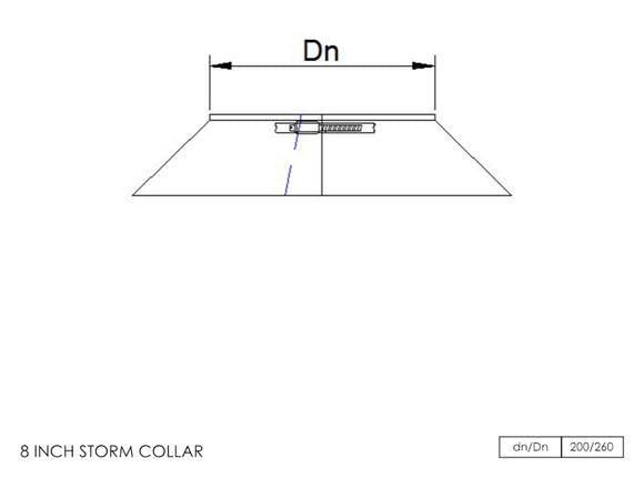 DTW Storm Collar 8 Inch SS