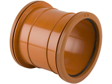 110MM U/G DOUBLE SOCKET PVC SLIP COUPLER Henshaws Roofing & Building
