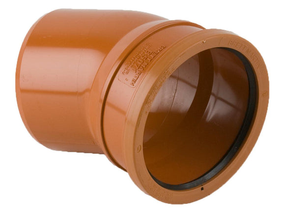 110MM U/G SINGLE SOCKET BEND 22.5* Henshaws Roofing & Building