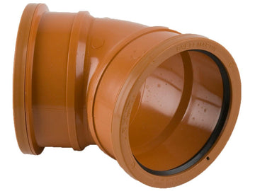 110MM U/G DOUBLE SOCKET BEND 45* Henshaws Roofing & Building