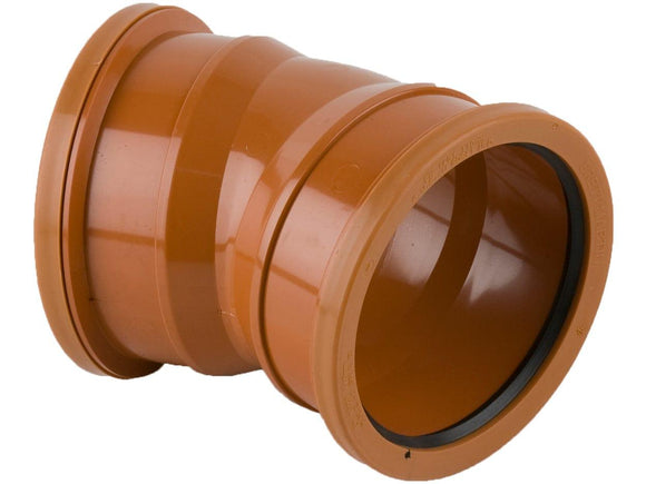 110MM U/G DOUBLE SOCKET BEND 22.5* Henshaws Roofing & Building