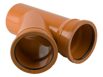 110MM U/G DOUBLE SOCKET BRANCH 45* Henshaws Roofing & Building
