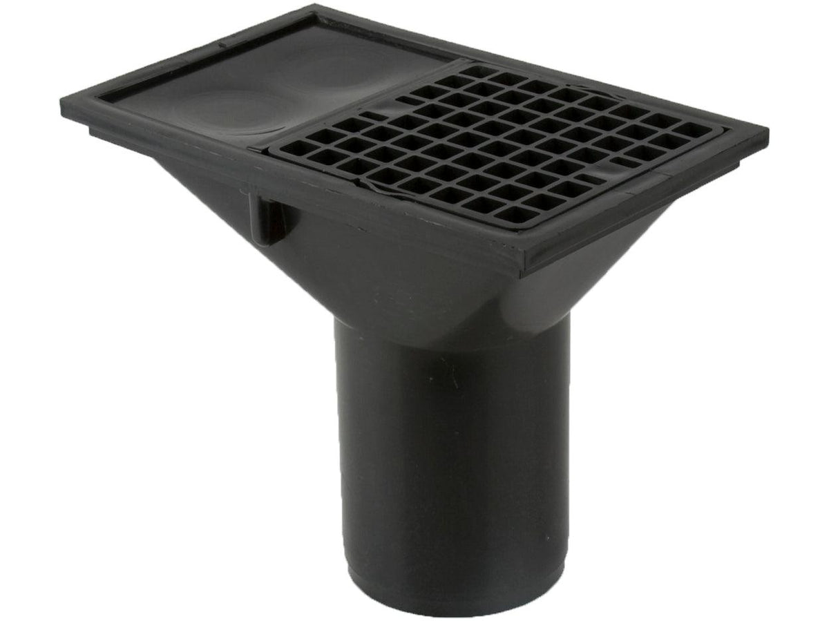 Rectangular Hopper B U/G INTEGRAL RECTANGULAR HOPPER WITH GRID 110MM | Henshaws Roofing ...